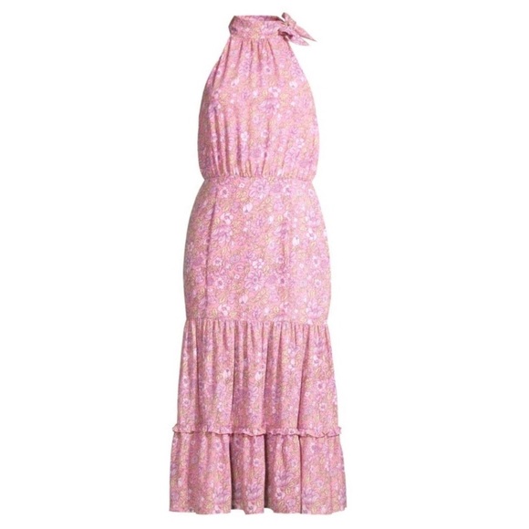 LIKELYxREVOLVE Pastel Halterneck Mona Dress - Picture 12 of 13